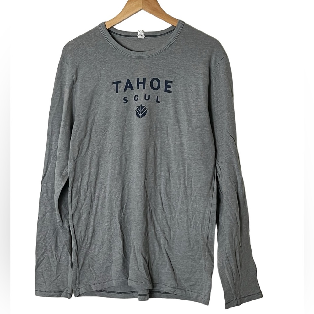 Lake Tahoe California/Nevada  | Tahoe Soul logo long sleeve tee shirt la…
